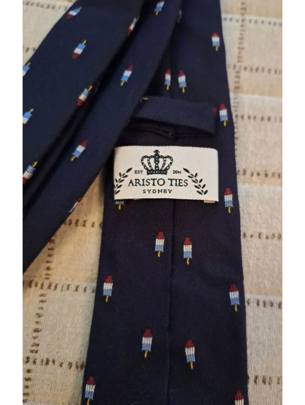 Aristo Ties Sydney Navy Blue 